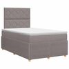 vidaXL &Kappa;&rho;&epsilon;&beta;ά&tau;&iota; box spring &mu;&epsilon; &sigma;&tau;&rho;ώ&mu;&alpha; Taupe 120 x 190 cm Ύ&phi;&alpha;&sigma;&mu;&alpha;