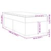 vidaXL &Kappa;&rho;&epsilon;&beta;ά&tau;&iota; Boxspring &mu;&epsilon; &Sigma;&tau;&rho;ώ&mu;&alpha; &Sigma;&kappa;&omicron;ύ&rho;&omicron; &Mu;&pi;&lambda;&epsilon; 90x190 &epsilon;&kappa;. &Beta;&epsilon;&lambda;&omicron;ύ&delta;&iota;&nu;&omicron;