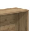 vidaXL Ντουλάπι βιβλίων Artisan Oak 157x24x160 cm Κατασκευασμένο ξύλο