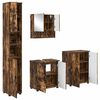 vidaXL Σετ Επίπλων Μπάνιου 4 pcs Καπνιστή δρυς 61 x 35 x 64 εκ.