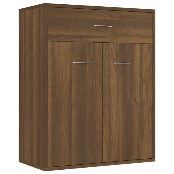 vidaXL Μπουφές Καφέ Δρυς 60x30x75 εκ. από Επεξεργασμένο Ξύλο