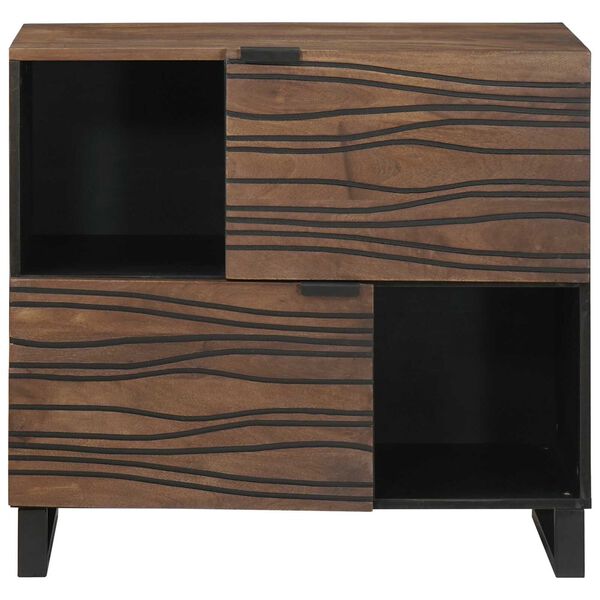 vidaXL Βιτρίνα 80x33.5x75 εκ. Συμπαγές ξύλο μάνγκο