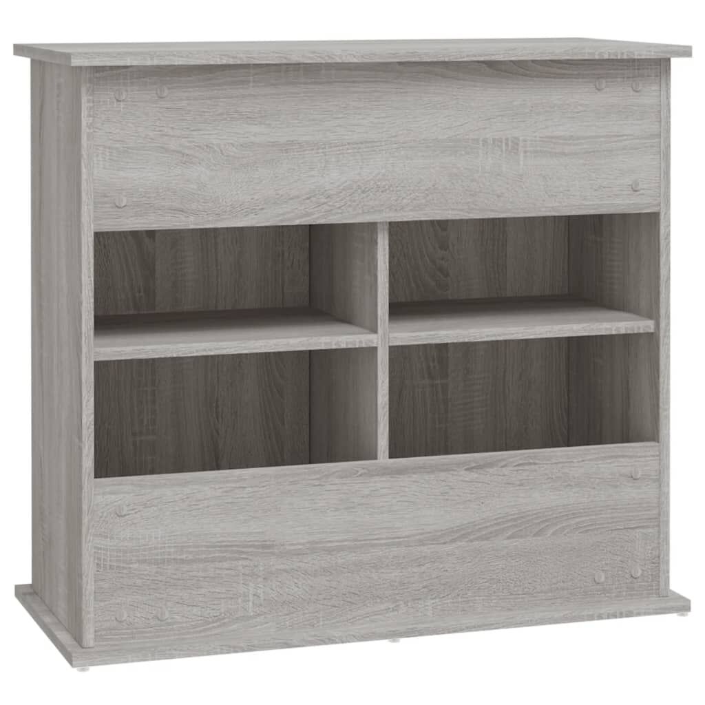 vidaXL Βάση Ενυδρείου Γκρι Sonoma 81x36x73 εκ. από Επεξεργασμένο Ξύλο