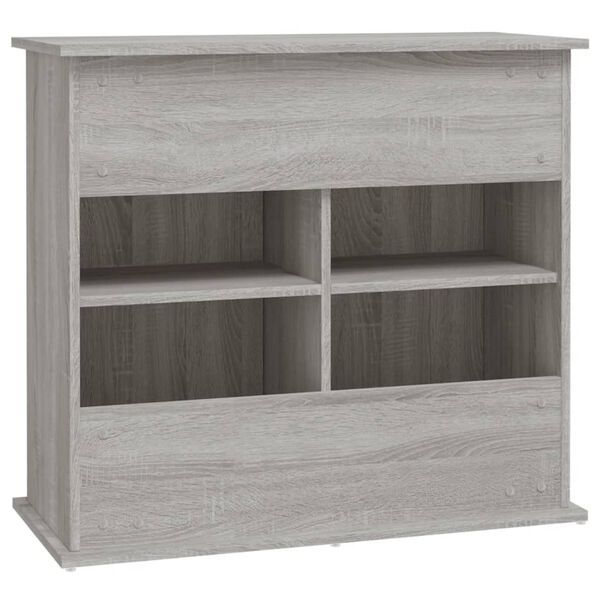 vidaXL Βάση Ενυδρείου Γκρι Sonoma 81x36x73 εκ. από Επεξεργασμένο Ξύλο