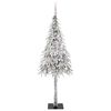 vidaXL Χριστουγεννιάτικο Δέντρο με 150 LED Λευκό 150 cm ΠΕ και Ατσάλι