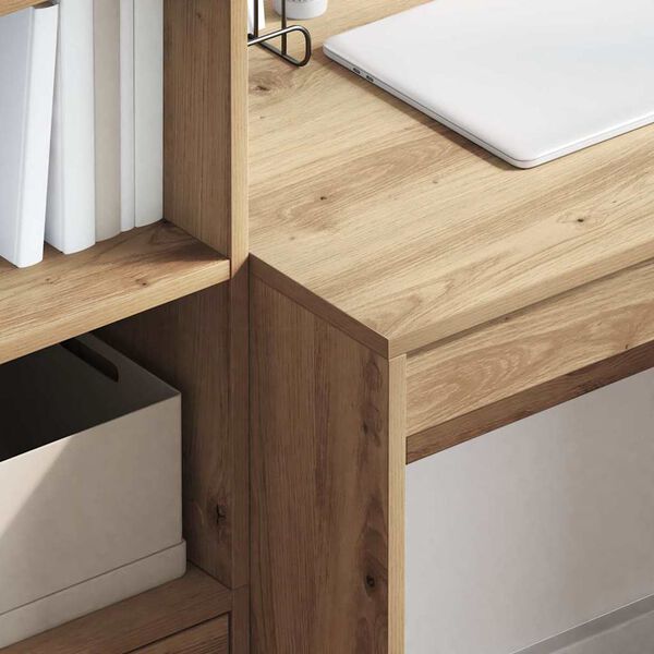 vidaXL Γραφείο Άλλο artisan δρυς 80 x 50 x 76 εκ. Επεξεργασμένο ξύλο