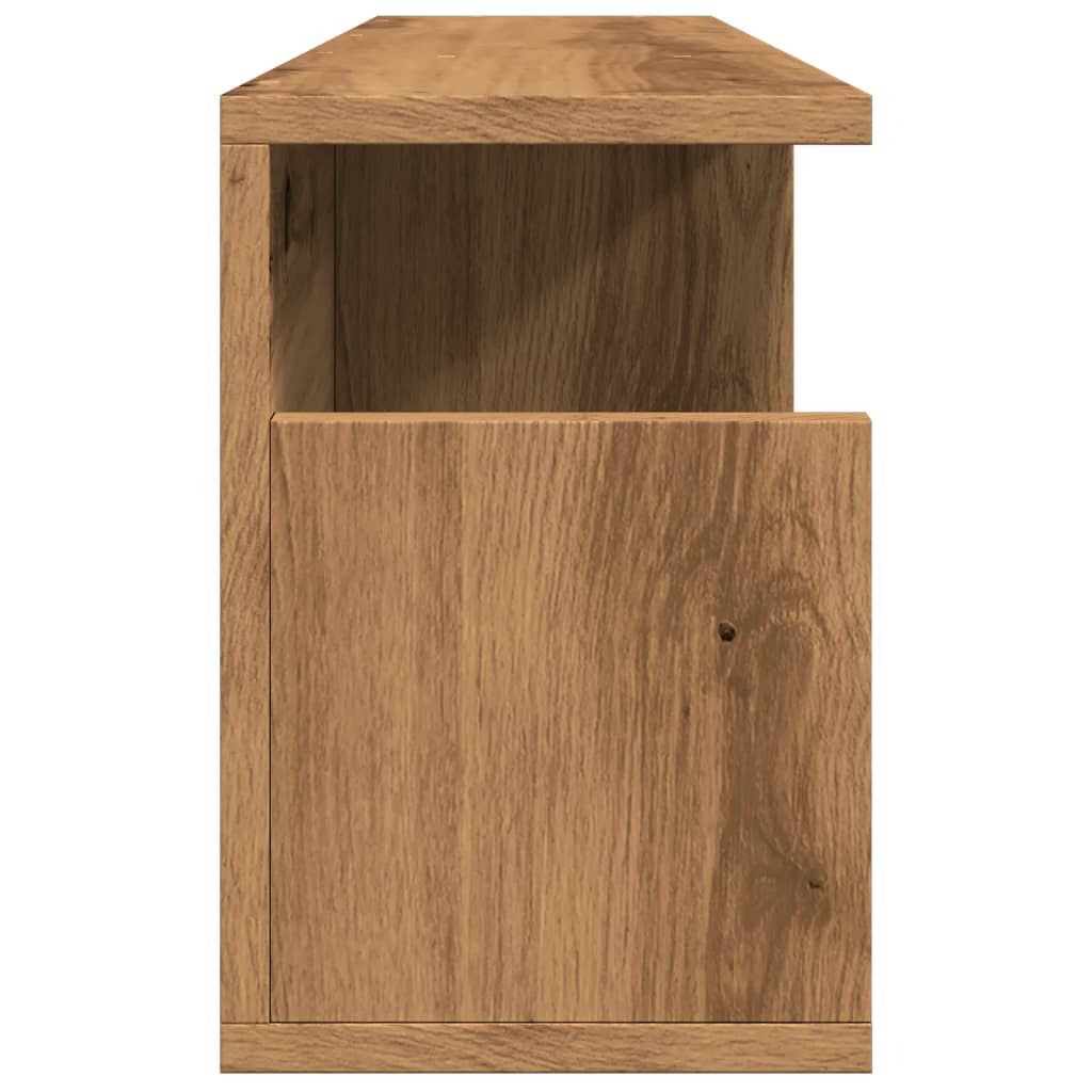 vidaXL Ντουλάπι Τοίχου Αρτισιανή Δρυς 80x20x30 εκ. Επεξεργασμένο Ξύλο