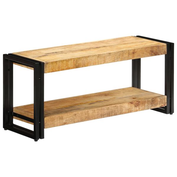 vidaXL Έπιπλο Τηλεόρασης 90 x 30 x 40 εκ. από Μασίφ Ξύλο Μάνγκο