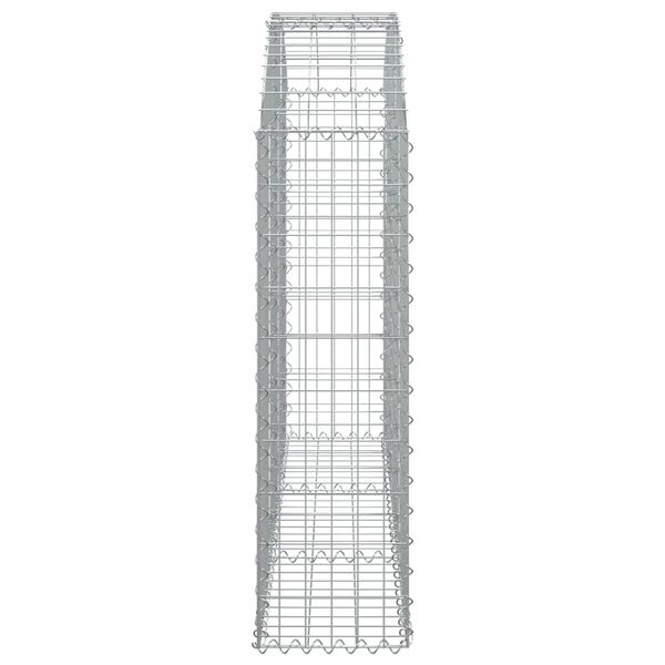 vidaXL Συρματοκιβώτιο Τοξωτό 150x30x100/120εκ. από Γαλβανισμένο Χάλυβα