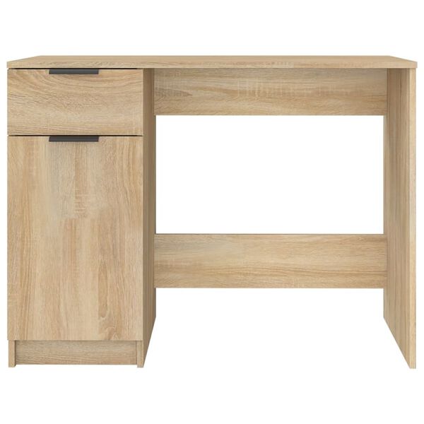 vidaXL Γραφείο Sonoma Δρυς 100x50x75 εκ. από Επεξεργασμένο Ξύλο