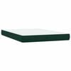 vidaXL Box Spring &kappa;&rho;&epsilon;&beta;ά&tau;&iota; &mu;&epsilon; &sigma;&tau;&rho;ώ&mu;&alpha; &sigma;&kappa;&omicron;ύ&rho;&omicron; &pi;&rho;ά&sigma;&iota;&nu;&omicron; 160x220cm &Beta;&epsilon;&lambda;&omicron;ύ&delta;&iota;&nu;&omicron;