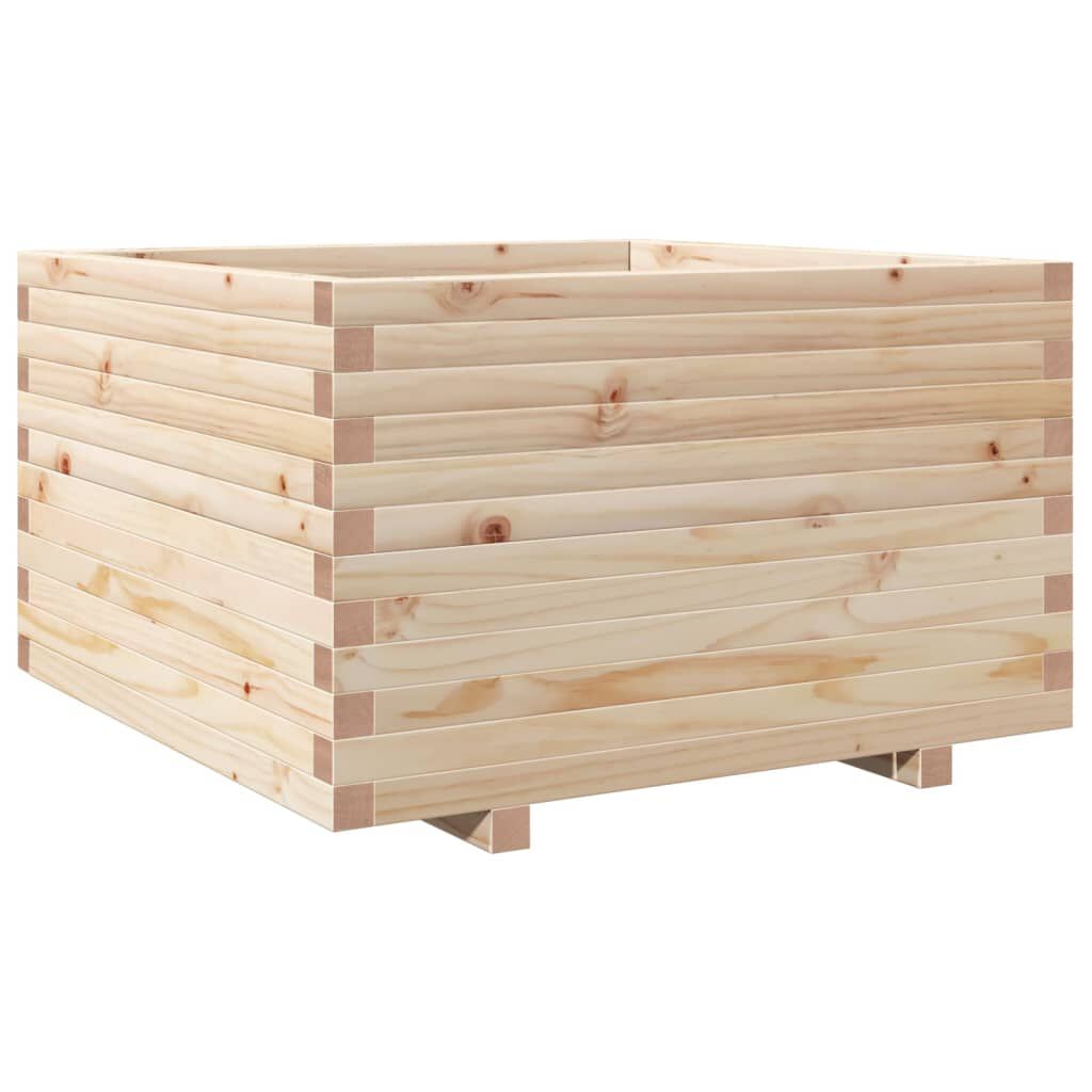 vidaXL Ζαρντινιέρα Κήπου 80x80x49,5 εκ από Μασίφ Ξύλο Πεύκου