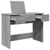 vidaXL Μπουντουάρ με Καθρέφτη Γκρι Sonoma 100x45x76 εκ.