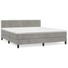 vidaXL &Kappa;&rho;&epsilon;&beta;ά&tau;&iota; Boxspring &mu;&epsilon; &Sigma;&tau;&rho;ώ&mu;&alpha; &Alpha;&nu;&omicron;&iota;&chi;&tau;ό &Gamma;&kappa;&rho;&iota; 160x200 &epsilon;&kappa;. &Beta;&epsilon;&lambda;&omicron;ύ&delta;&iota;&nu;&omicron;