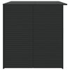 vidaXL Μπαούλο Εξωτερικού Χώρου Μαύρο 150x100x100 εκ. Συνθετικό Ρατάν