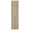 vidaXL Ντουλάπι Sonoma Δρυς 35 x 37 x 142 εκ. με Γυάλινη Πόρτα