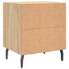 vidaXL Κομοδίνο Sonoma Δρυς 40 x 35 x 47,5 εκ. από Επεξεργασμένο Ξύλο