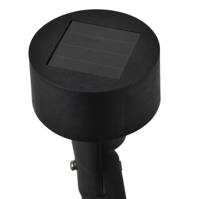 Outdoor Φωτιστικό Ηλιακό LED με Σποτάκια 12 Τεμ. Μαύρο