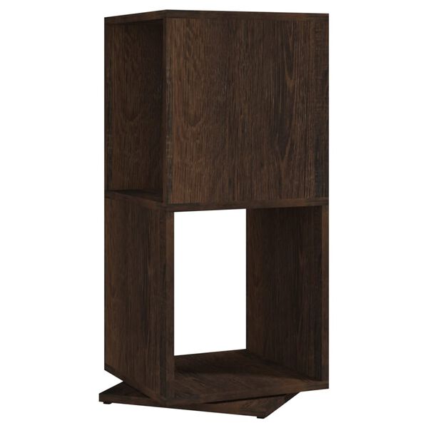 vidaXL Ντουλάπι Περιστρ. Καπνιστή Δρυς 34,5x34,5x75,5 εκ. Επεξ. Ξύλο