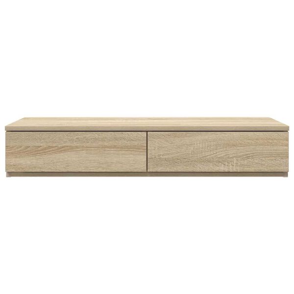 vidaXL Συρτάρια κρεβατιού με συρτάρι Sonoma Δρυς 75 x 36.5 x 16.5 εκ