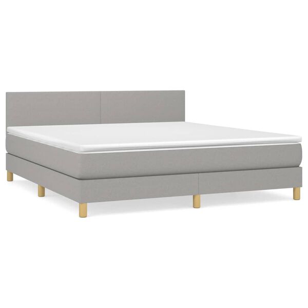 vidaXL &Kappa;&rho;&epsilon;&beta;ά&tau;&iota; Boxspring &mu;&epsilon; &Sigma;&tau;&rho;ώ&mu;&alpha; &Alpha;&nu;&omicron;&iota;&chi;&tau;ό &Gamma;&kappa;&rho;&iota; 180x200 &epsilon;&kappa;. &Upsilon;&phi;&alpha;&sigma;&mu;ά&tau;&iota;&nu;&omicron;