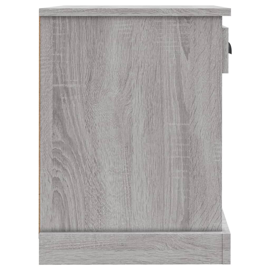 vidaXL Κομοδίνο Γκρι Sonoma 43x36x50 εκ.