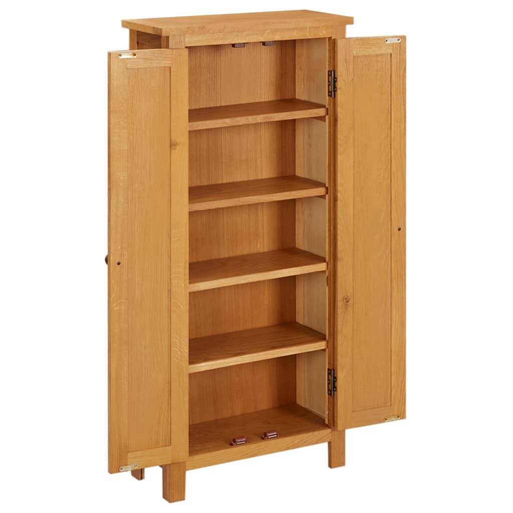 vidaXL Ντουλάπα Αποθήκευσης 50 x 22 x 110 εκ. από Μασίφ Ξύλο Δρυός