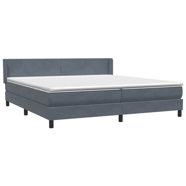 vidaXL &Kappa;&rho;&epsilon;&beta;ά&tau;&iota; Boxspring &mu;&epsilon; &Sigma;&tau;&rho;ώ&mu;&alpha; &Sigma;&kappa;&omicron;ύ&rho;&omicron; &Gamma;&kappa;&rho;&iota; 200x210 &epsilon;&kappa;. &Beta;&epsilon;&lambda;&omicron;ύ&delta;&iota;&nu;&omicron;