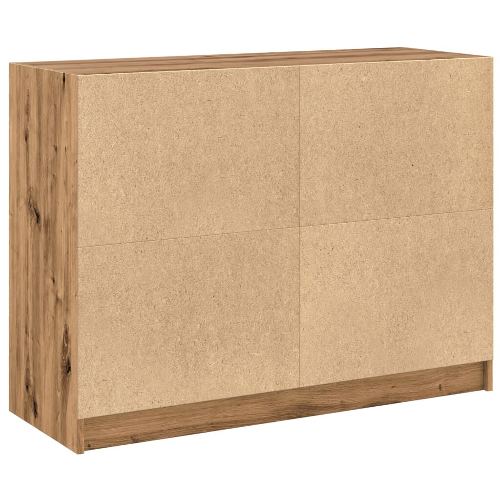vidaXL Ντουλάπι Artisian Δρυς 102x37x75,5 εκ. από Επεξεργασμένο Ξύλο