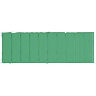 vidaXL Μαξιλάρι Ξαπλώστρας Πράσινο 186 x 58 x 3 εκ. από Ύφασμα Oxford