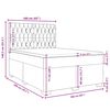 vidaXL &Kappa;&rho;&epsilon;&beta;ά&tau;&iota; Boxspring &mu;&epsilon; &Sigma;&tau;&rho;ώ&mu;&alpha; &Sigma;&kappa;&omicron;ύ&rho;&omicron; &Pi;&rho;ά&sigma;&iota;&nu;&omicron; 160x200&epsilon;&kappa;. &Beta;&epsilon;&lambda;&omicron;ύ&delta;&iota;&nu;&omicron;