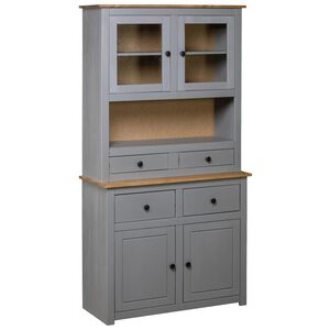 vidaXL &Beta;&iota;&tau;&rho;ί&nu;&alpha; &Gamma;&kappa;&rho;&iota; 93 x 40,5 x 180 &epsilon;&kappa;. &Mu;&alpha;&sigma;ί&phi; &Xi;ύ&lambda;&omicron; &Pi;&epsilon;ύ&kappa;&omicron;&upsilon; &Sigma;&epsilon;&iota;&rho;ά Panama