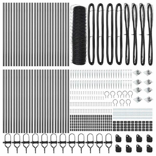 vidaXL &Sigma;&tau;ύ&lambda;&omicron;&sigmaf; &Pi;&epsilon;&rho;&iota;&phi;&rho;ά&xi;&epsilon;&omega;&nu; &Gamma;&kappa;&rho;&iota; 100 x 0,5 &mu; (&pi;&lambda;έ&gamma;&mu;&alpha; 36 &chi;&iota;&lambda;.)