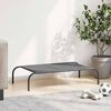 vidaXL Ανυψωμένο κρεβάτι σκύλου γκρι 90x50x20 cm ύφασμα Οξφόρδης