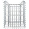 vidaXL &Alpha;&nu;&alpha;&sigma;&eta;&kappa;&omega;&mu;έ&nu;&omicron; &kappa;&rho;&epsilon;&beta;ά&tau;&iota; gabion &Alpha;&sigma;&eta;&mu;ί 50 x 50 x 60 cm