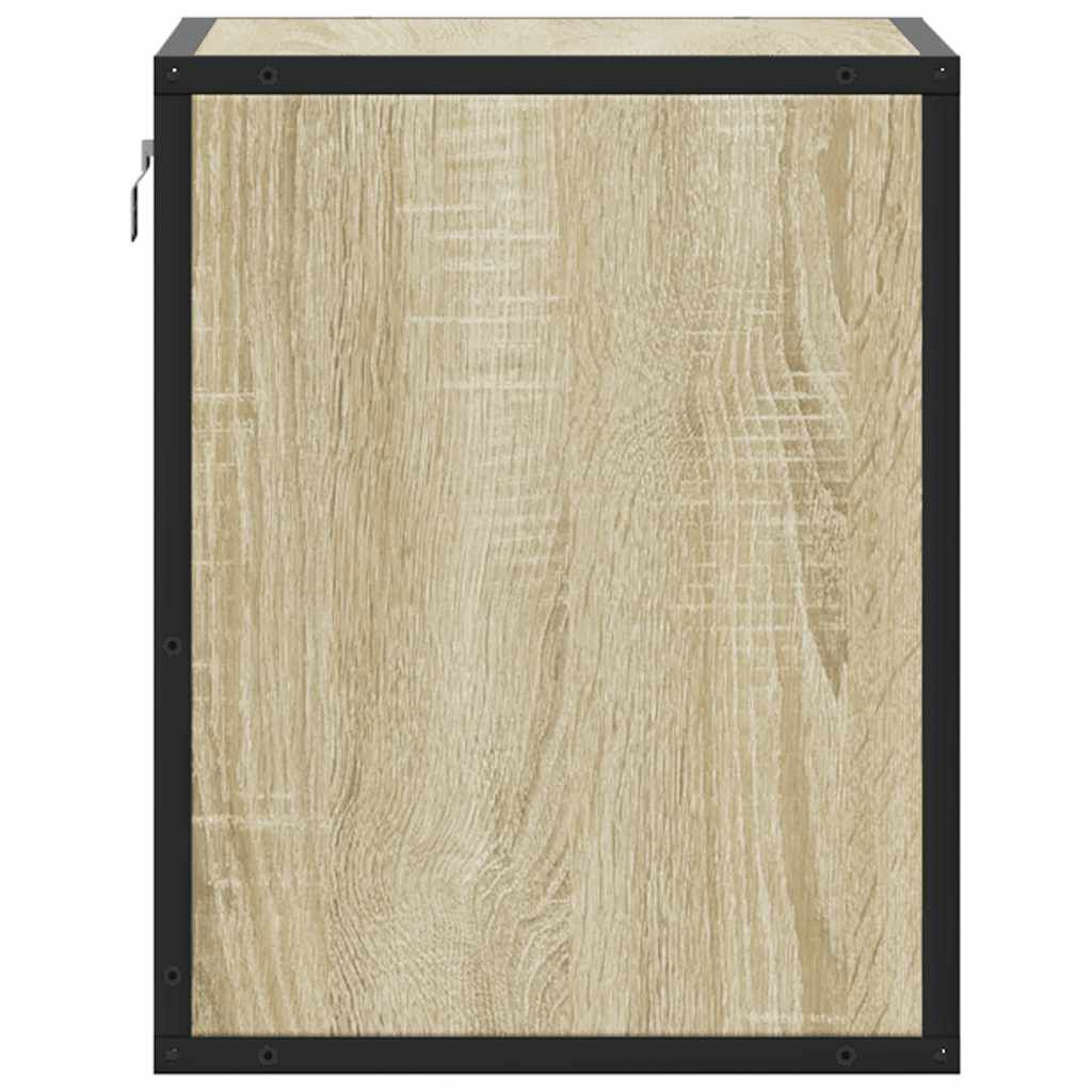 vidaXL Επίτοιχα κομοδίνα 2 τεμάχια Sonoma Oak 40x31x39,5 cm