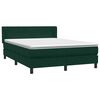 vidaXL &Kappa;&rho;&epsilon;&beta;ά&tau;&iota; Boxspring &mu;&epsilon; &Sigma;&tau;&rho;ώ&mu;&alpha; &Sigma;&kappa;&omicron;ύ&rho;&omicron; &Pi;&rho;ά&sigma;&iota;&nu;&omicron; 160x210&epsilon;&kappa;. &Beta;&epsilon;&lambda;&omicron;ύ&delta;&iota;&nu;&omicron;