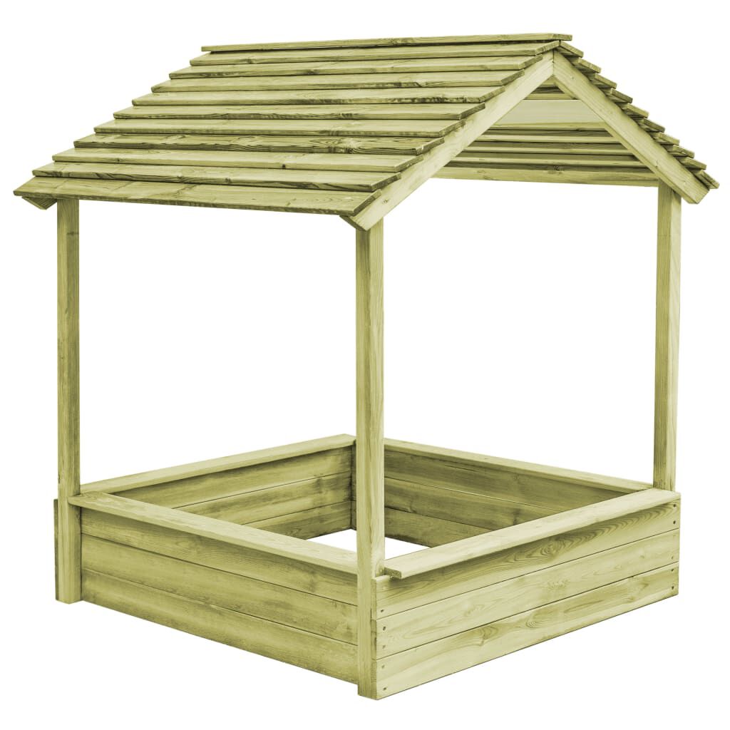 vidaXL Σπιτάκι Εξωτερικού Χώρου 128 x 120 x 145 εκ. από Ξύλο Πεύκου