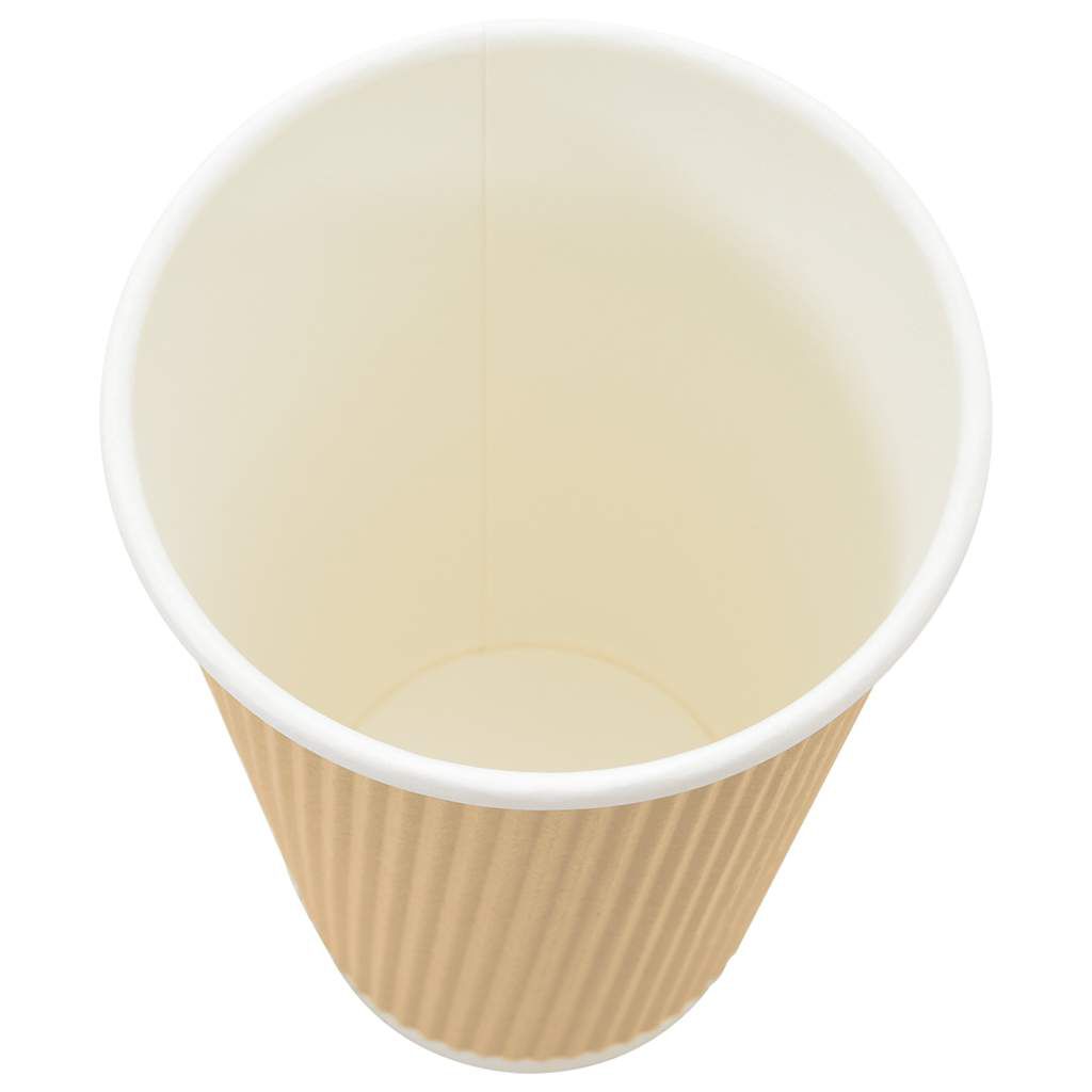 vidaXL Χάρτινα ποτήρια καφέ 500 τεμάχια 16oz 400ml καφέ