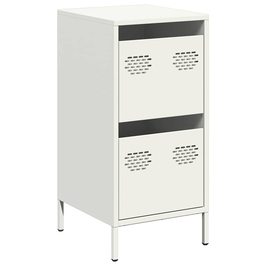 vidaXL Ντουλάπι Λευκό 35x39x73,5 εκ. από Χάλυβα Ψυχρής Έλασης