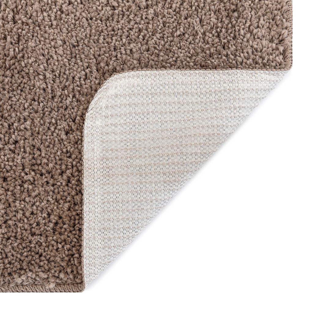 vidaXL Χαλιά Shaggy με Λάτεξ Καφέ 240x340 εκ.