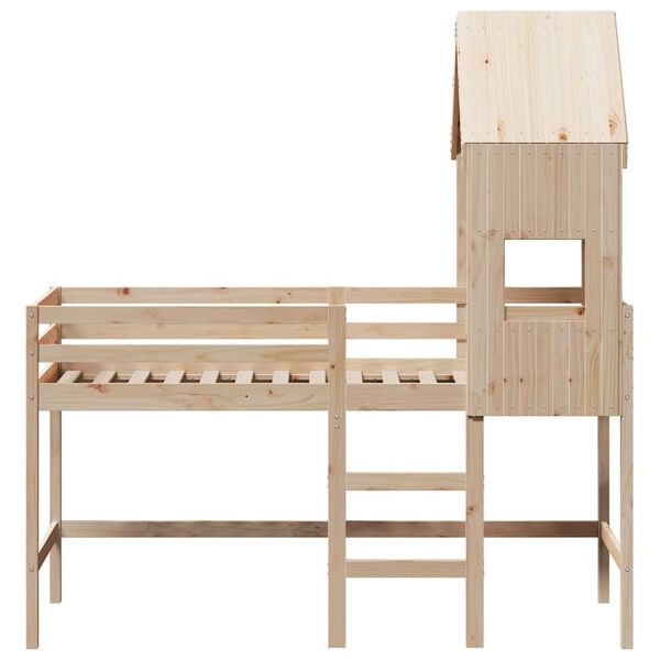 vidaXL &Upsilon;&pi;&epsilon;&rho;&upsilon;&psi;. &Kappa;&rho;&epsilon;&beta;ά&tau;&iota; 90x190 &epsilon;&kappa;. &Mu;&alpha;&sigma;ί&phi; &Pi;&epsilon;ύ&kappa;&omicron; &mu;&epsilon; &Sigma;&kappa;ά&lambda;&alpha; / &Omicron;&rho;&omicron;&phi;ή