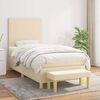 vidaXL &Kappa;&rho;&epsilon;&beta;ά&tau;&iota; Boxspring &mu;&epsilon; &Sigma;&tau;&rho;ώ&mu;&alpha; &Kappa;&rho;&epsilon;&mu; 90x190 &epsilon;&kappa;.&Upsilon;&phi;&alpha;&sigma;&mu;ά&tau;&iota;&nu;&omicron;