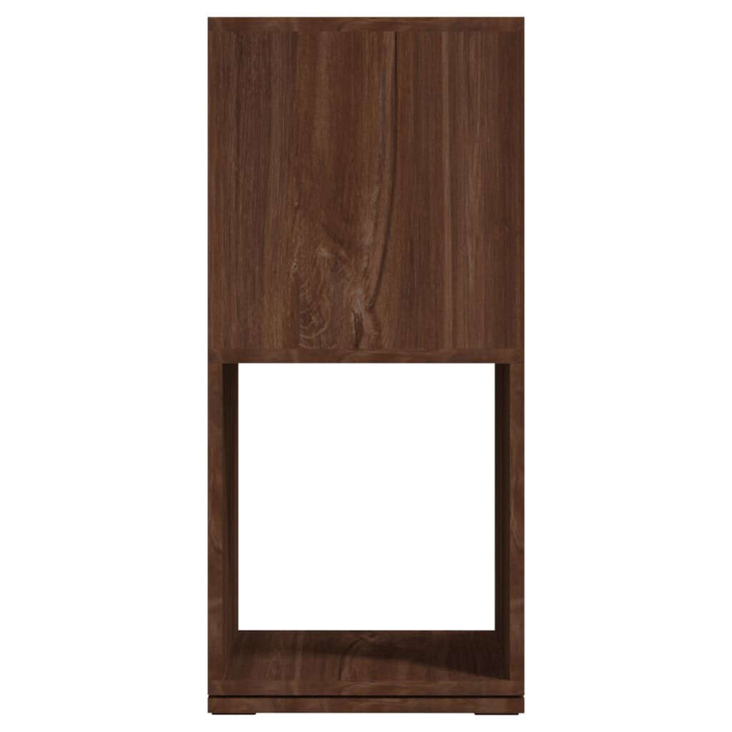 vidaXL Ντουλάπι Περιστρ. Καφέ Δρυς 34,5x34,5x75,5 εκ. Επεξ. Ξύλο