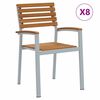 vidaXL &Kappa;&alpha;&rho;έ&kappa;&lambda;&alpha; &Kappa;ή&pi;&omicron;&upsilon; 8 pcs &Kappa;&alpha;&phi;έ 56 x 57 x 87 &epsilon;&kappa; &Sigma;&tau;&epsilon;&rho;&epsilon;ό &Xi;ύ&lambda;&omicron; &Alpha;&kappa;&alpha;&kappa;ί&alpha;&sigmaf;