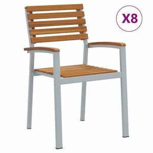 vidaXL &Kappa;&alpha;&rho;έ&kappa;&lambda;&alpha; &Kappa;ή&pi;&omicron;&upsilon; 8 pcs &Kappa;&alpha;&phi;έ 56 x 57 x 87 &epsilon;&kappa; &Sigma;&tau;&epsilon;&rho;&epsilon;ό &Xi;ύ&lambda;&omicron; &Alpha;&kappa;&alpha;&kappa;ί&alpha;&sigmaf;
