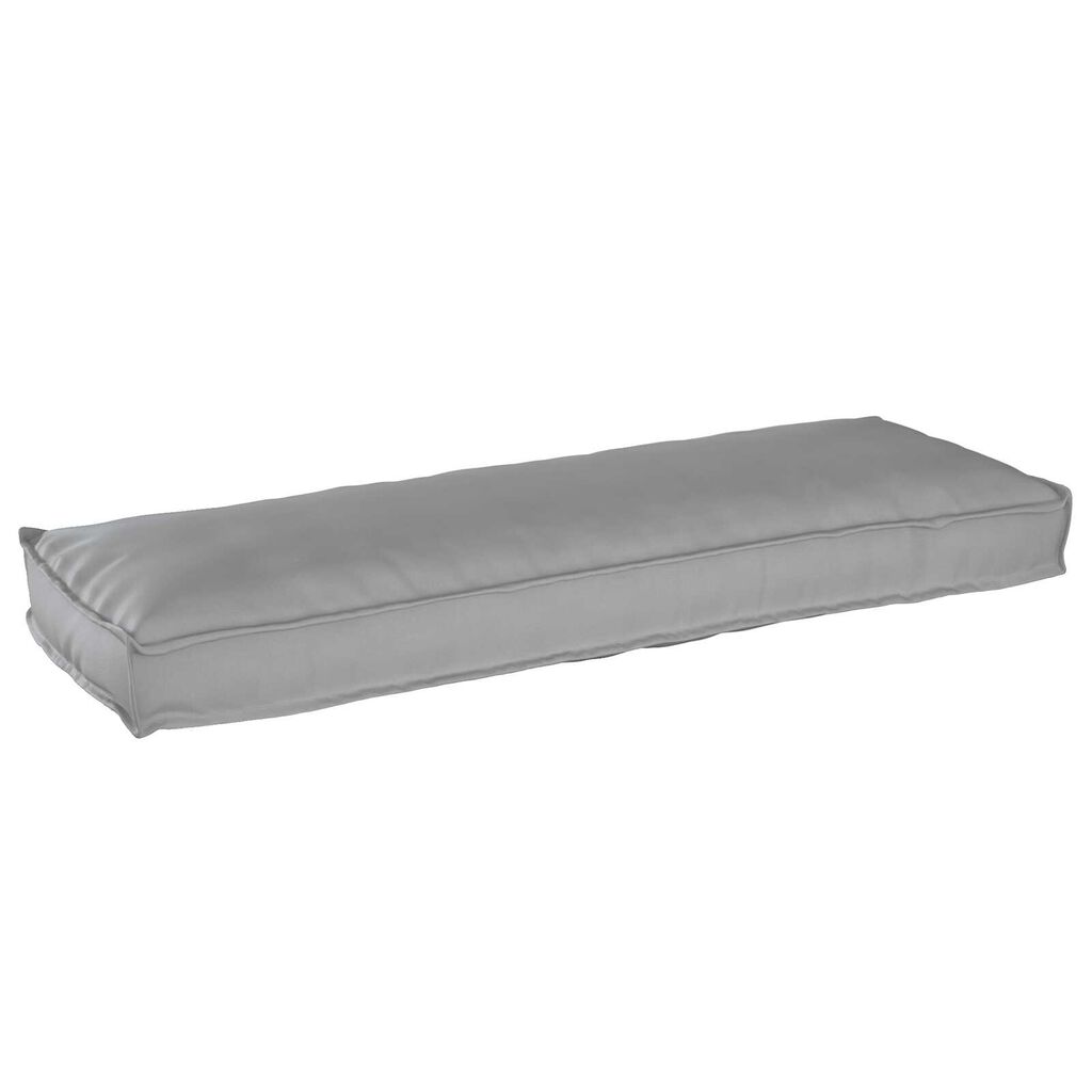 vidaXL Μαξιλάρι Παλέτας για Πάγκο Γκρι 120x40x8 εκ Υφασμάτινος Πολυεστέρας
