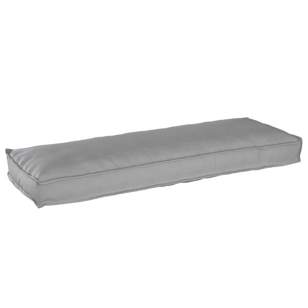 vidaXL Μαξιλάρι Παλέτας για Πάγκο Γκρι 120x40x8 εκ Υφασμάτινος Πολυεστέρας