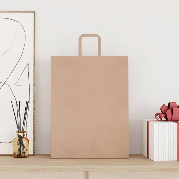 vidaXL &Chi;ά&rho;&tau;&iota;&nu;&epsilon;&sigmaf; &sigma;&alpha;&kappa;&omicron;ύ&lambda;&epsilon;&sigmaf; 250 &tau;&epsilon;&mu;ά&chi;&iota;&alpha; &mu;&epsilon; &chi;&epsilon;&rho;&omicron;ύ&lambda;&iota;&alpha; &kappa;&alpha;&phi;έ 32x12x42 cm