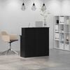 vidaXL Γραφείο υποδοχής Μαύρο 100x50x103,5 cm Κατασκευασμένο ξύλο